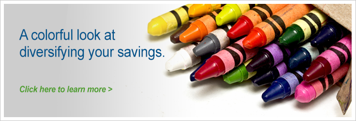A colorful look at diversifying your savings